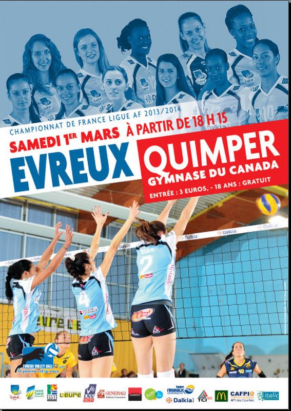 Evreux-Quimper Ligue AF profesionnel