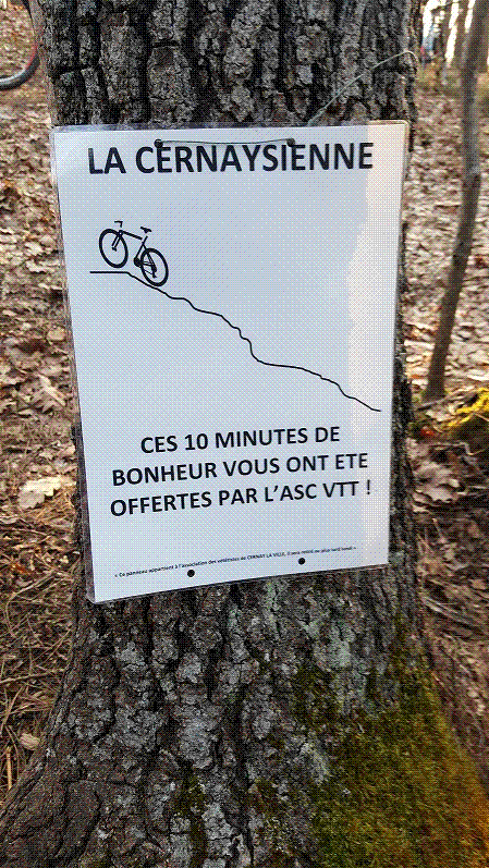 Oui le VTT c'est que du bonheur !!!